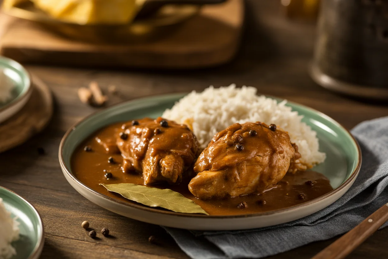 Easy Chicken Adobo (U.S. Style with Pantry Items)