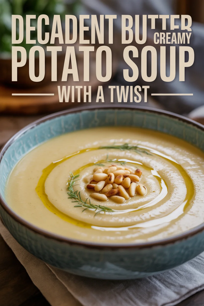 Decadent Butter Creamy Potato Soup with a Twist