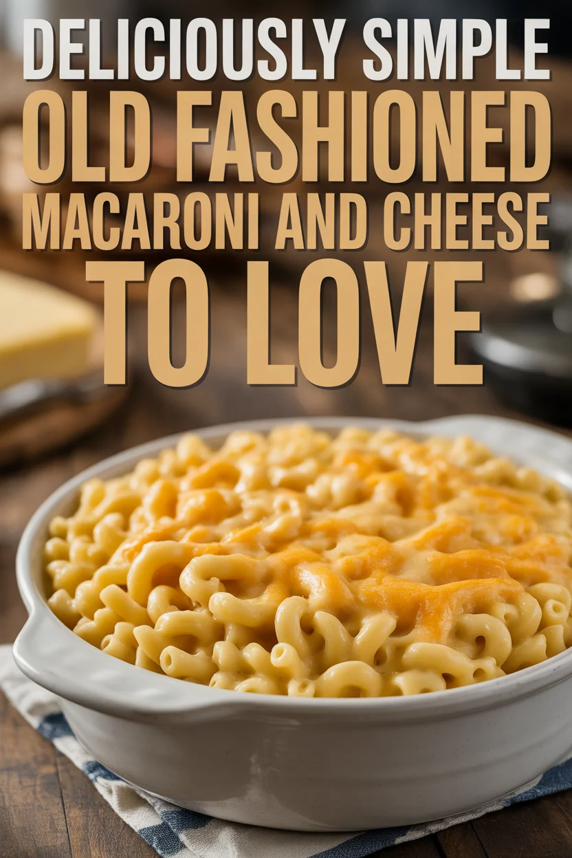Deliciously Simple Old Fashioned Macaroni and Cheese to Love