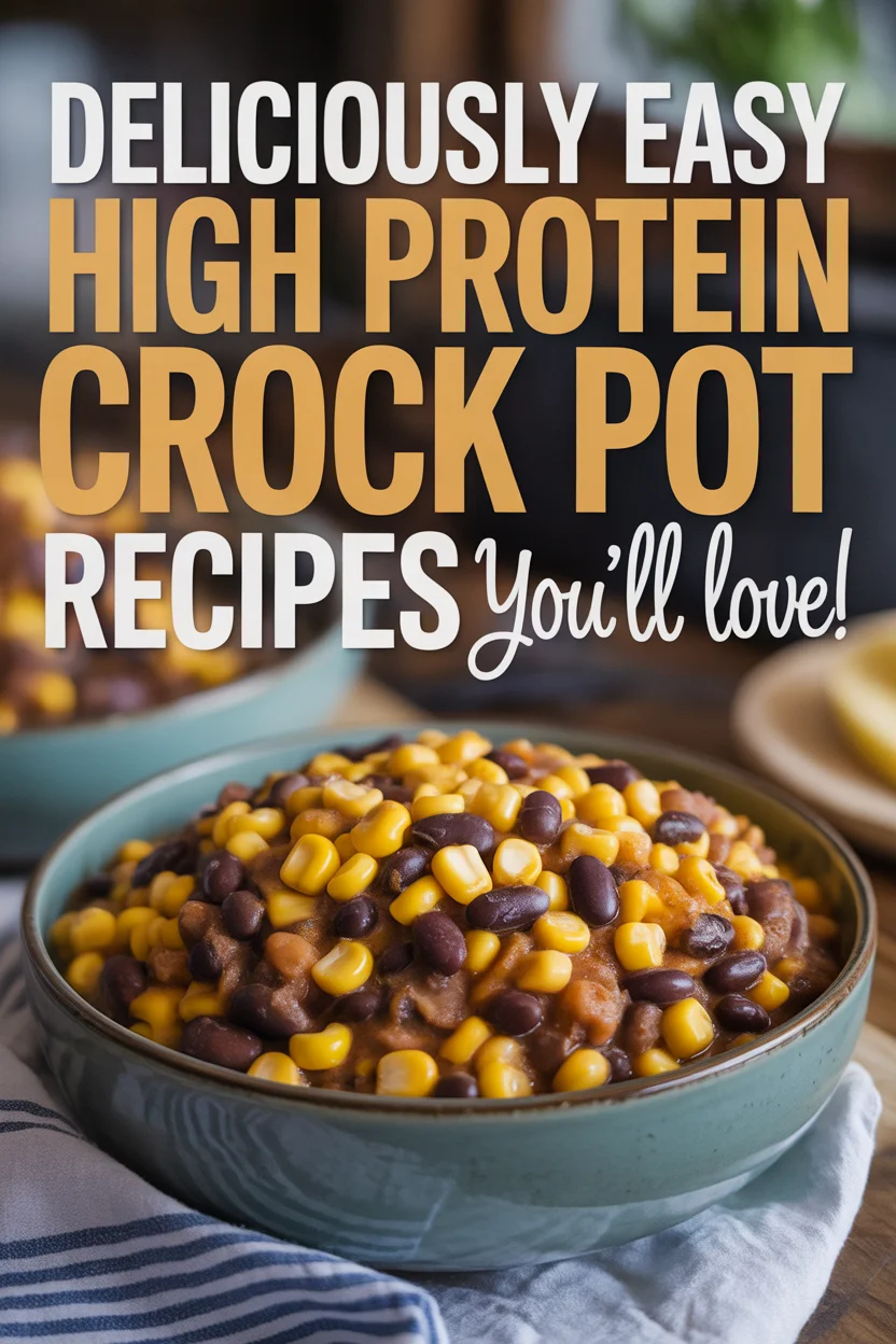 Deliciously Easy High Protein Crock Pot Recipes You’ll Love!