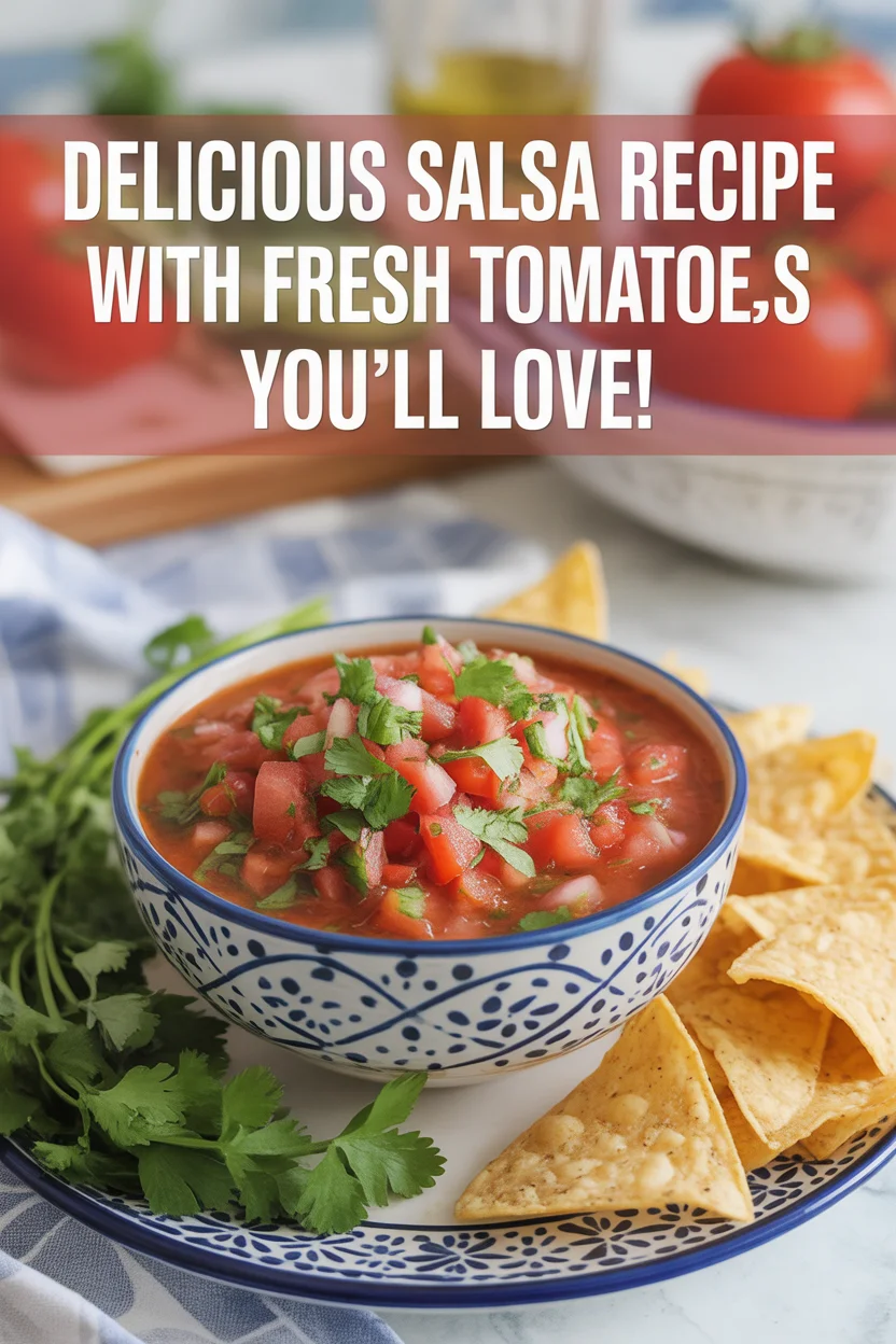 Delicious Salsa Recipe With Fresh Tomatoes You’ll Love!
