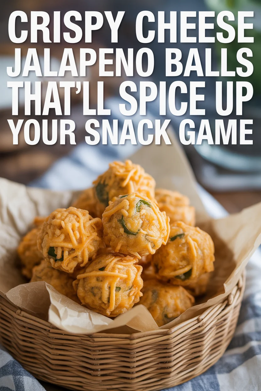 Crispy Cheese Jalapeno Balls