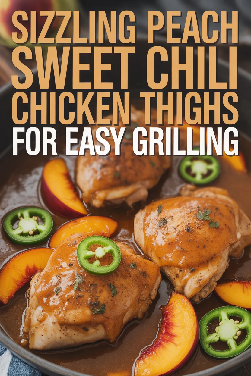 Sizzling Peach Sweet Chili Chicken Thighs for Easy Grilling