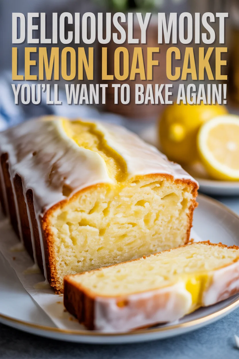 Deliciously Moist Lemon Loaf Cake You’ll Want to Bake Again!
