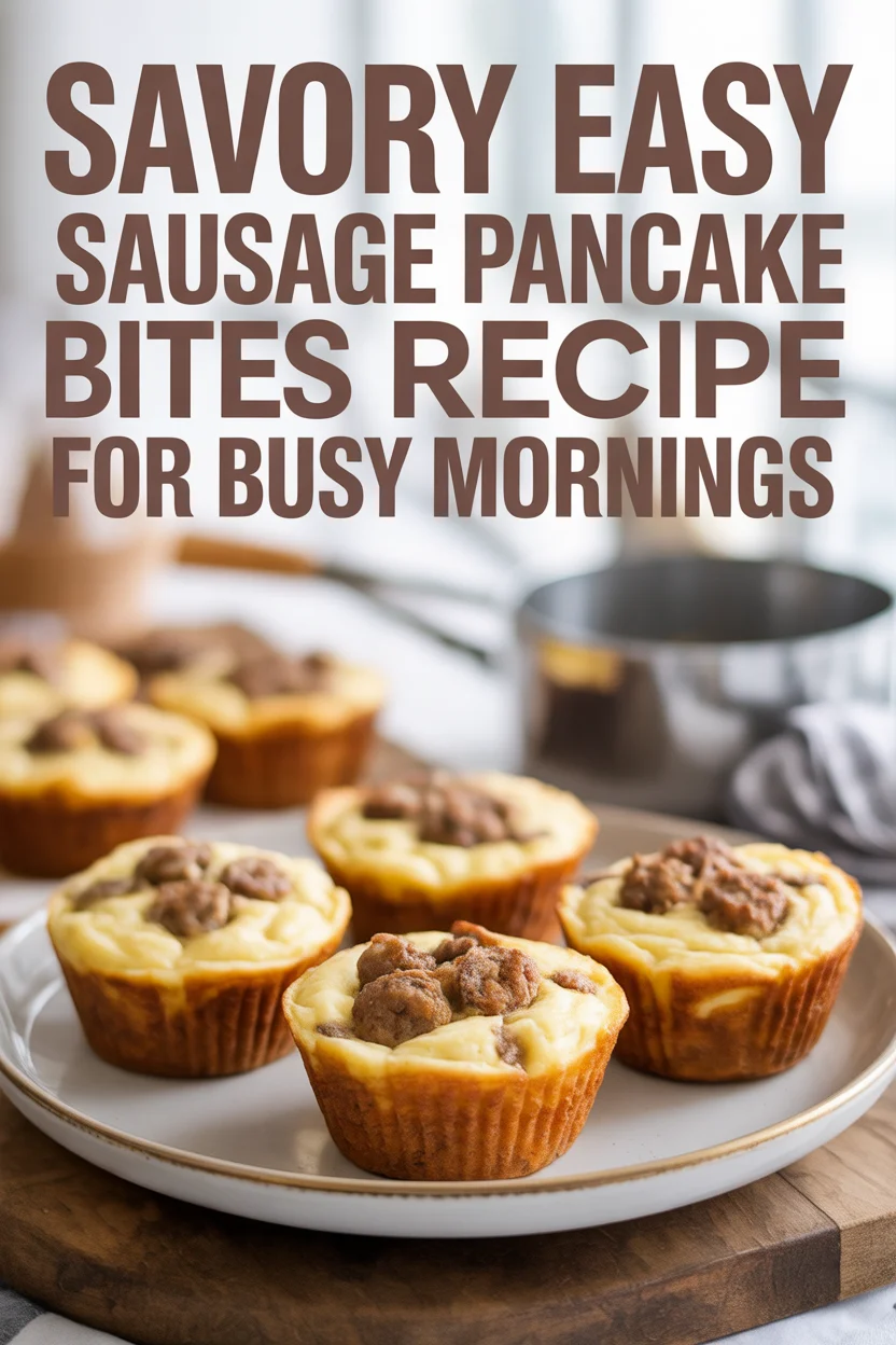 Easy Sausage Pancake Bites Recipe