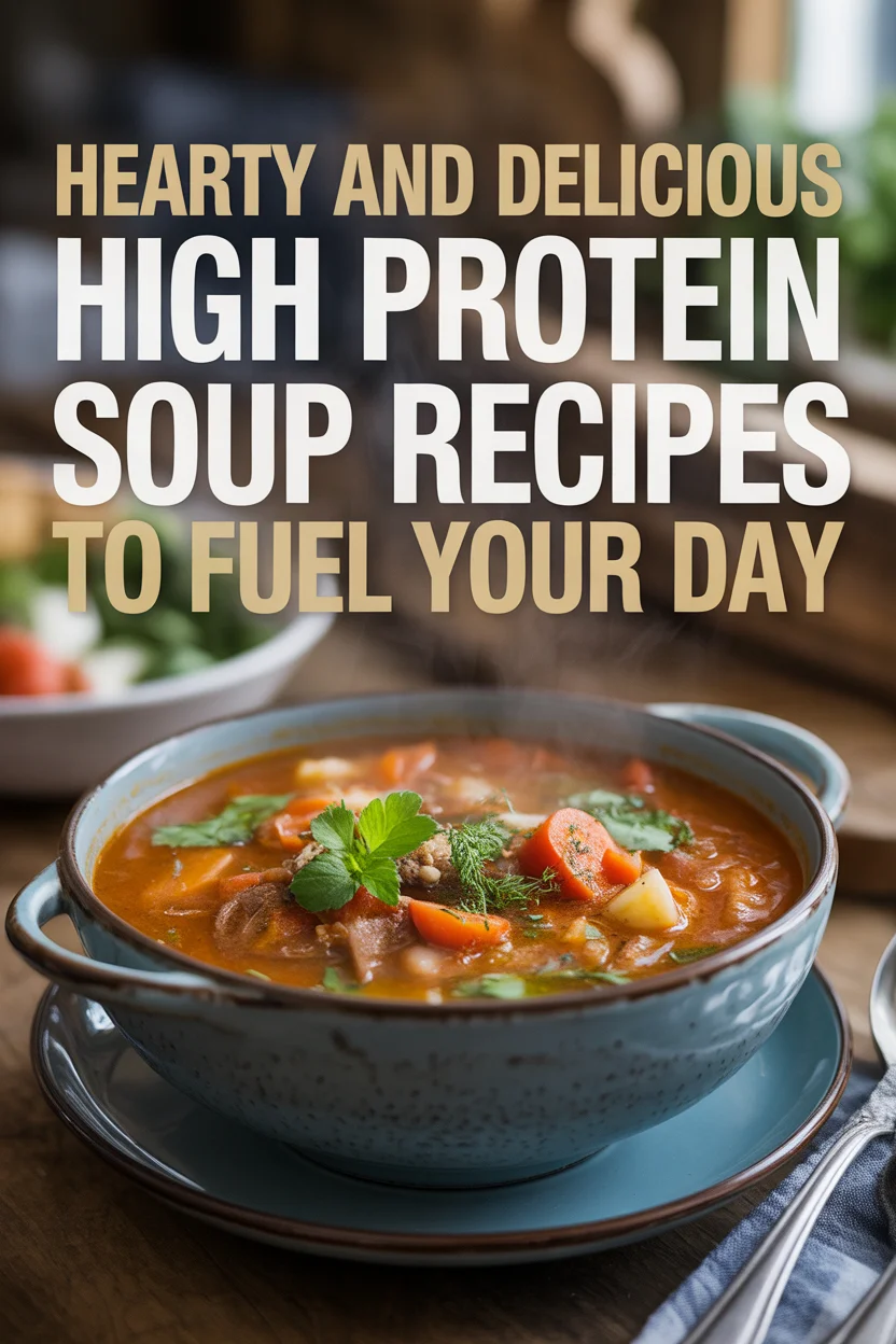 high protein soup recipes