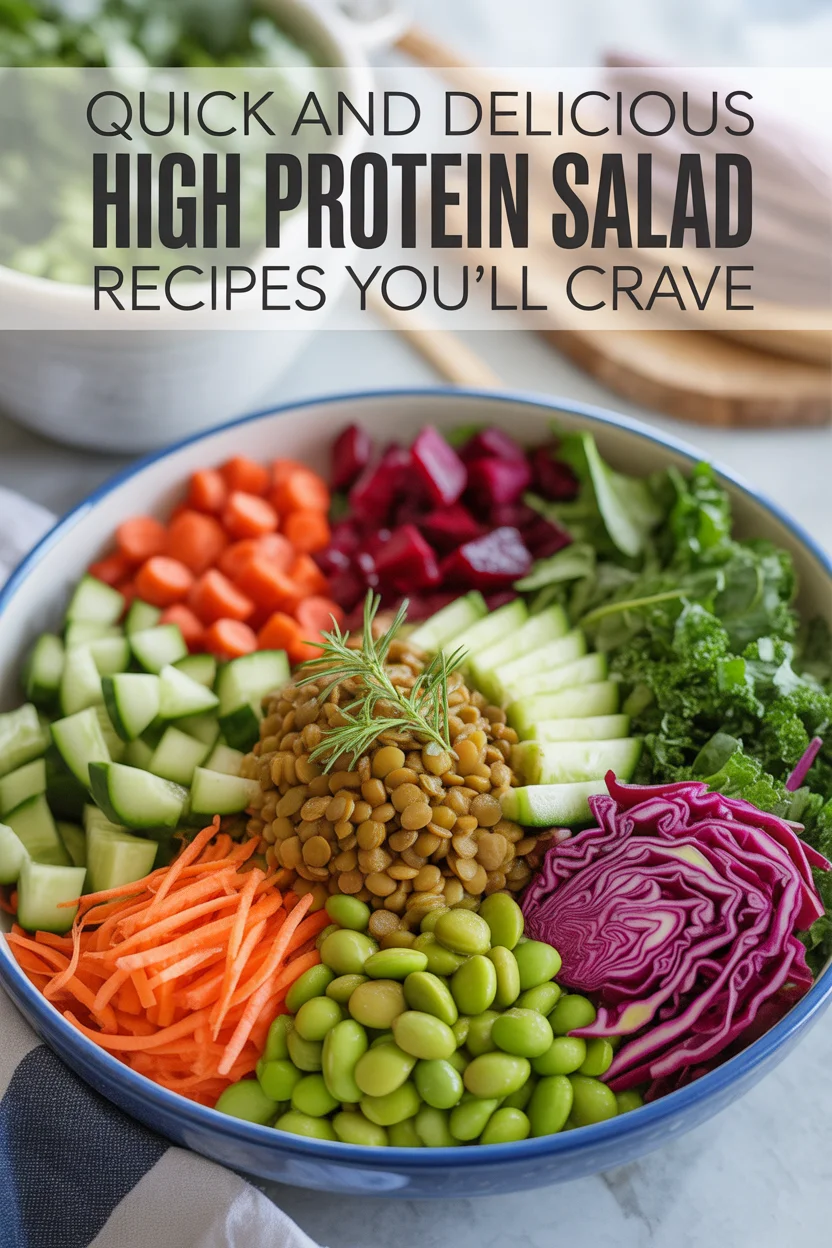 Quick and Delicious High Protein Salad Recipes You’ll Crave