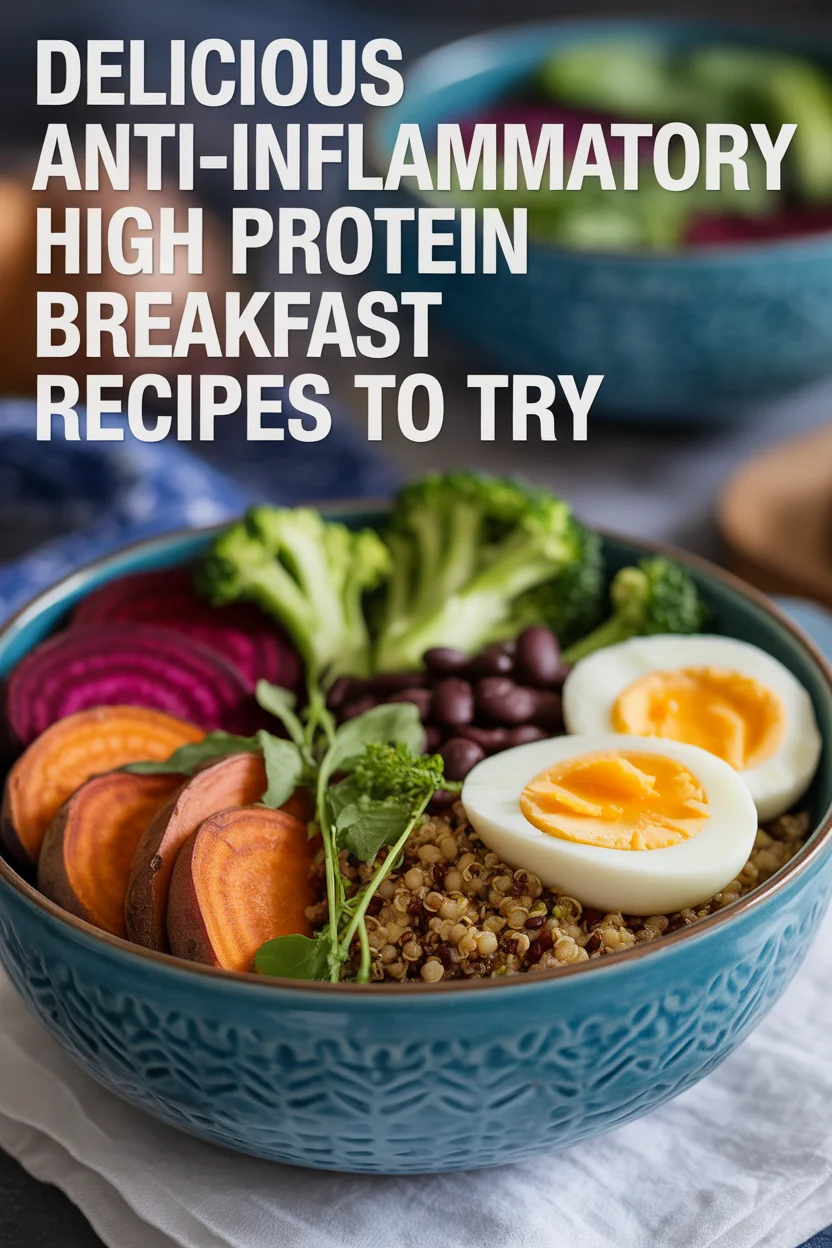 Delicious Anti-Inflammatory High Protein Breakfast Recipes to Try