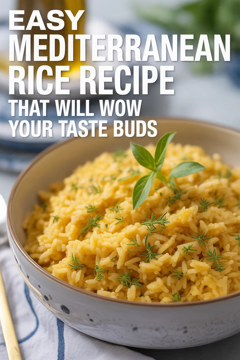 mediterranean rice recipe