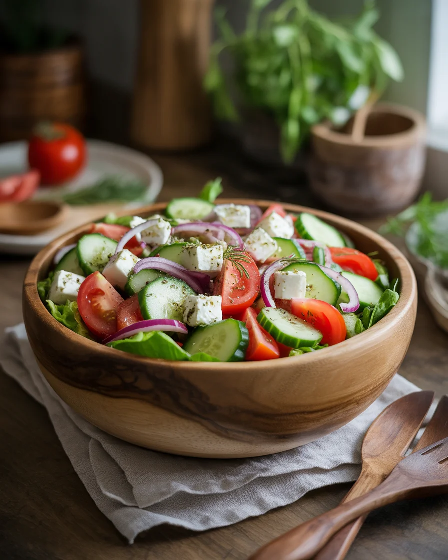 Mediterranean Salad Recipe to Brighten Your Lunch Table