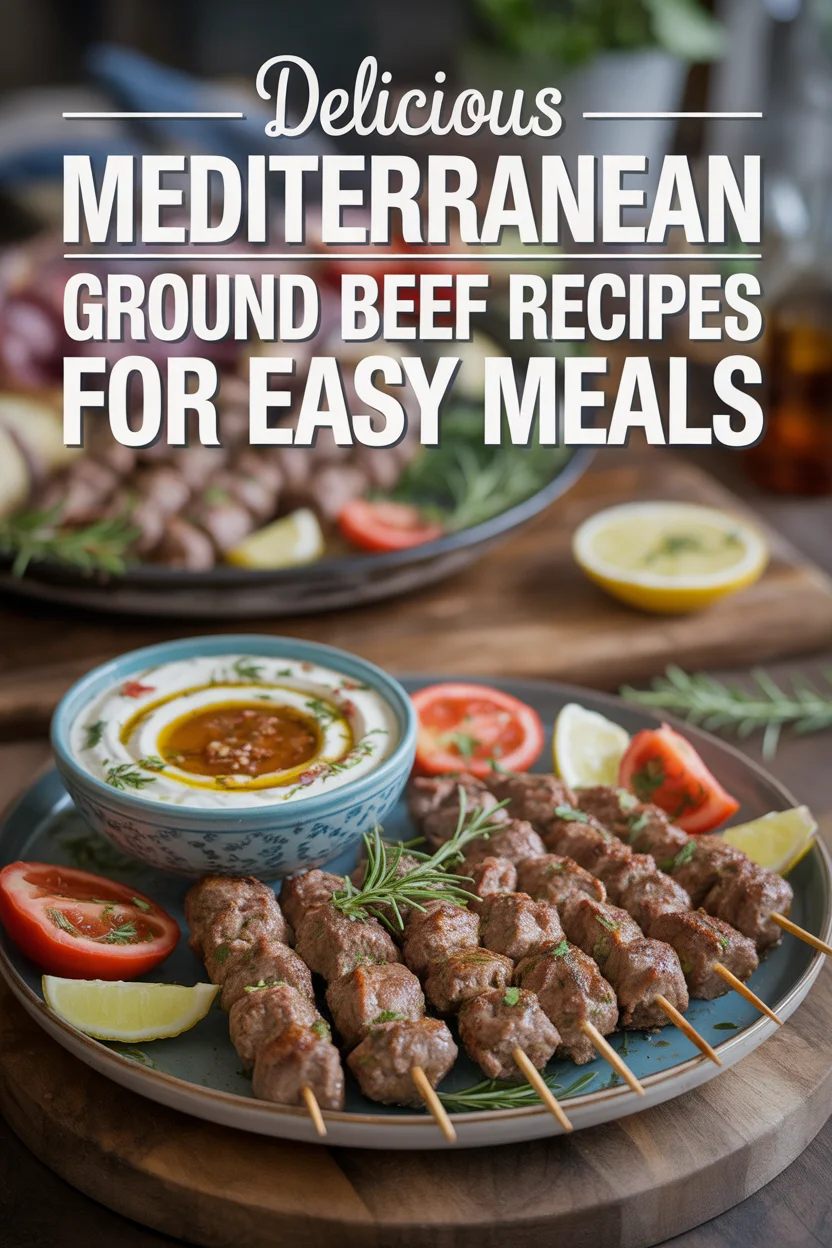 Delicious Mediterranean Ground Beef Recipes for Easy Meals
