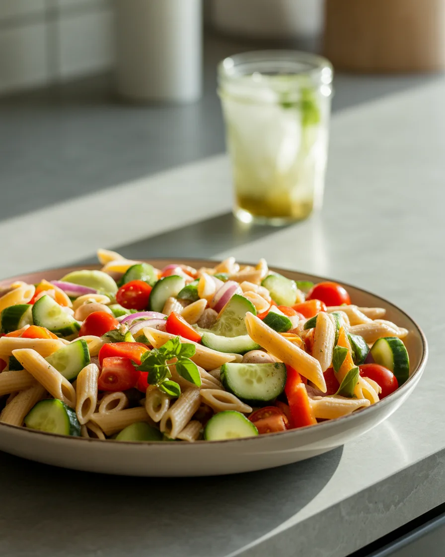 Fresh and Flavorful Mediterranean Pasta Salad Recipe to Try