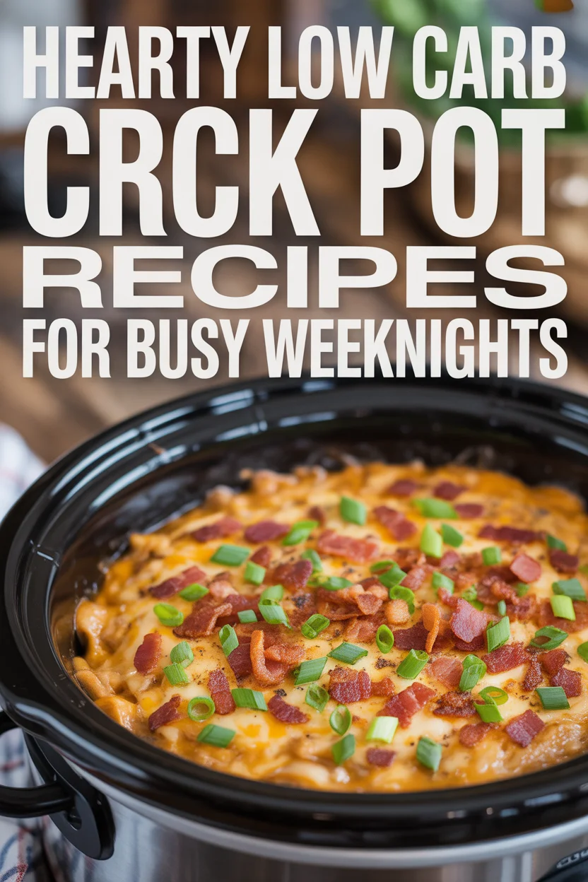 Hearty Low Carb Crock Pot Recipes for Busy Weeknights