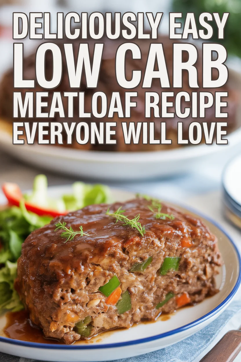 low carb meatloaf recipe