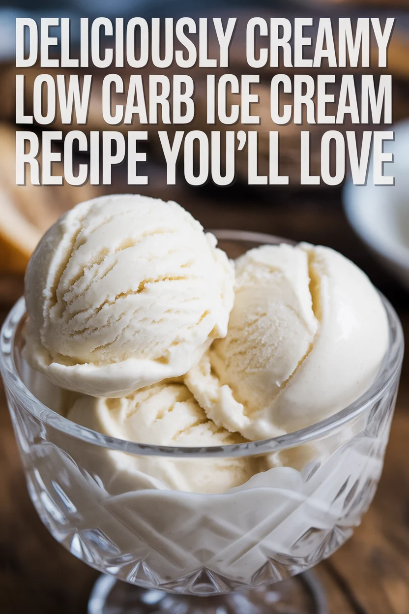 low carb ice cream recipe