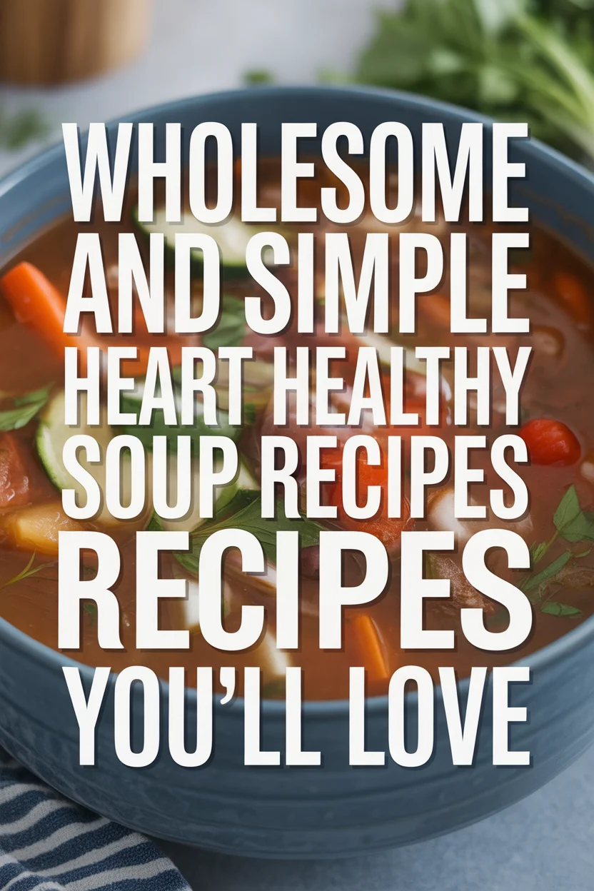 heart healthy soup recipes