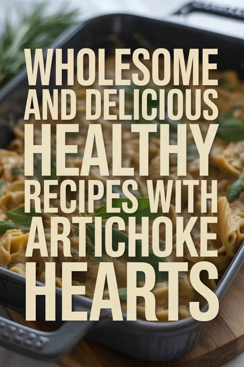 healthy recipes with artichoke hearts