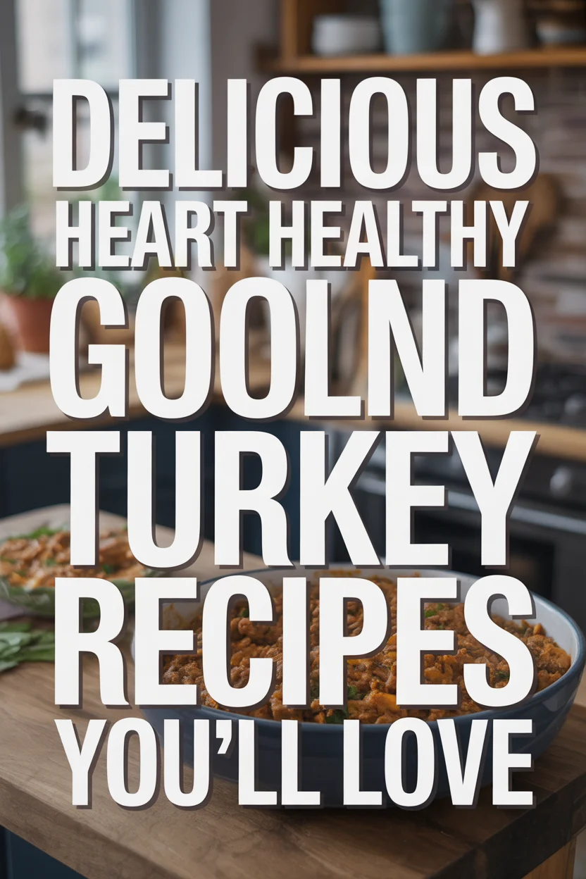 heart healthy ground turkey recipes