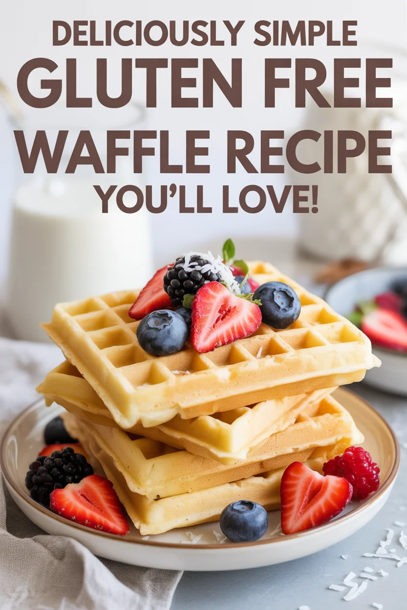 Deliciously Simple Gluten Free Waffle Recipe You’ll Love!