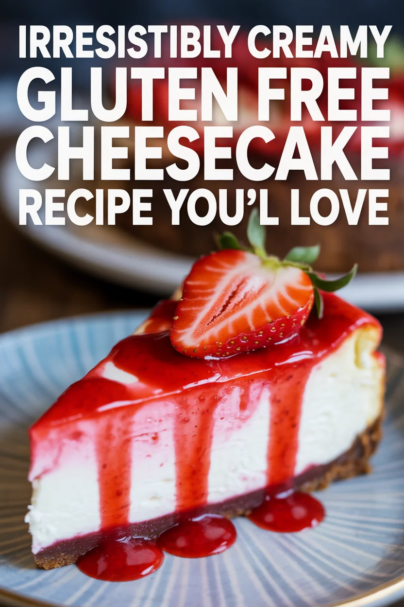 Irresistibly Creamy Gluten Free Cheesecake Recipe You'll Love