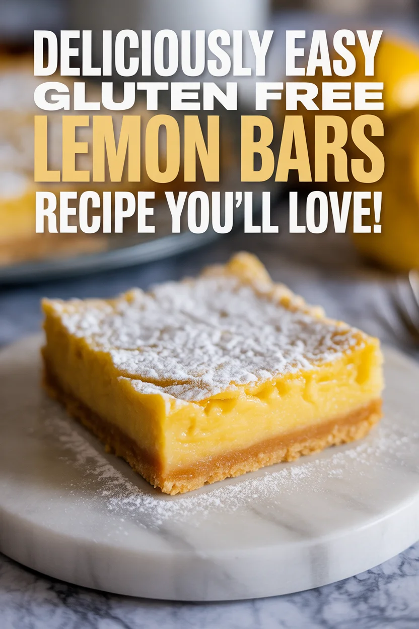 Deliciously Easy Gluten Free Lemon Bars Recipe You’ll Love!