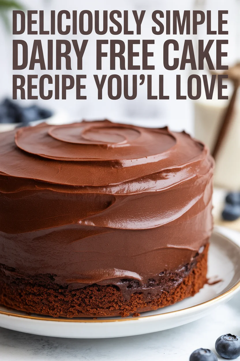 Deliciously Simple Dairy Free Cake Recipe You’ll Love