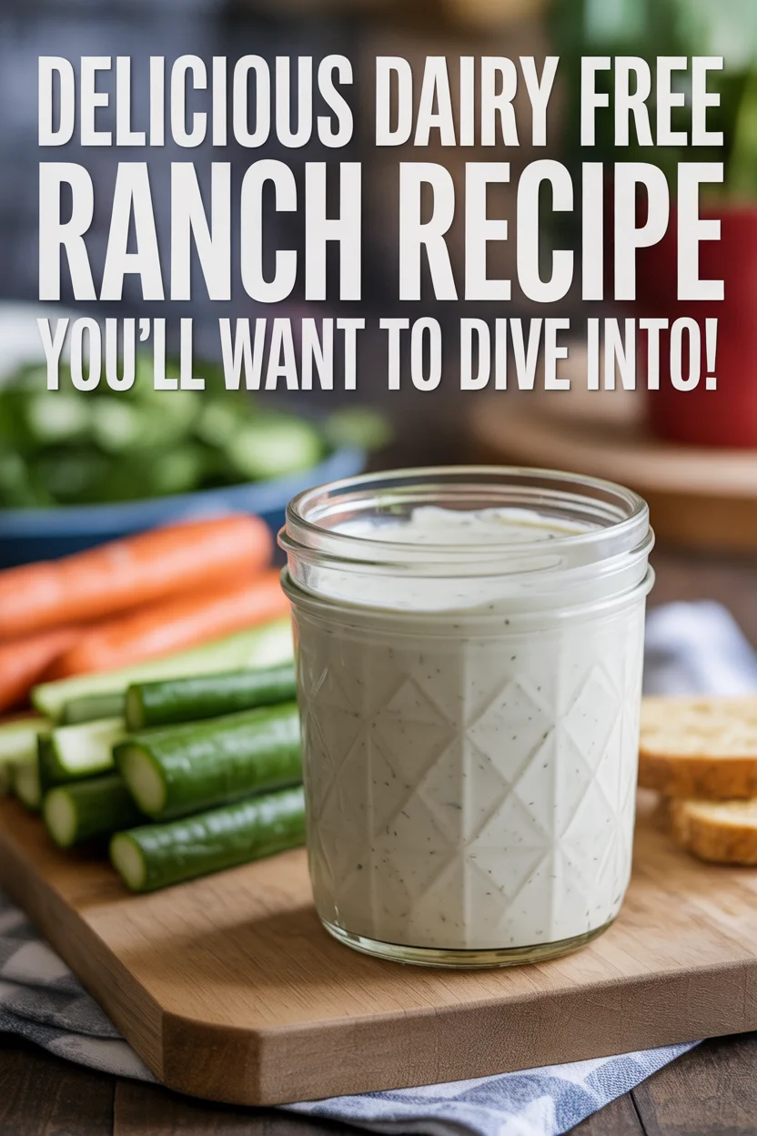 Delicious Dairy Free Ranch Recipe You'll Want to Dive Into!
