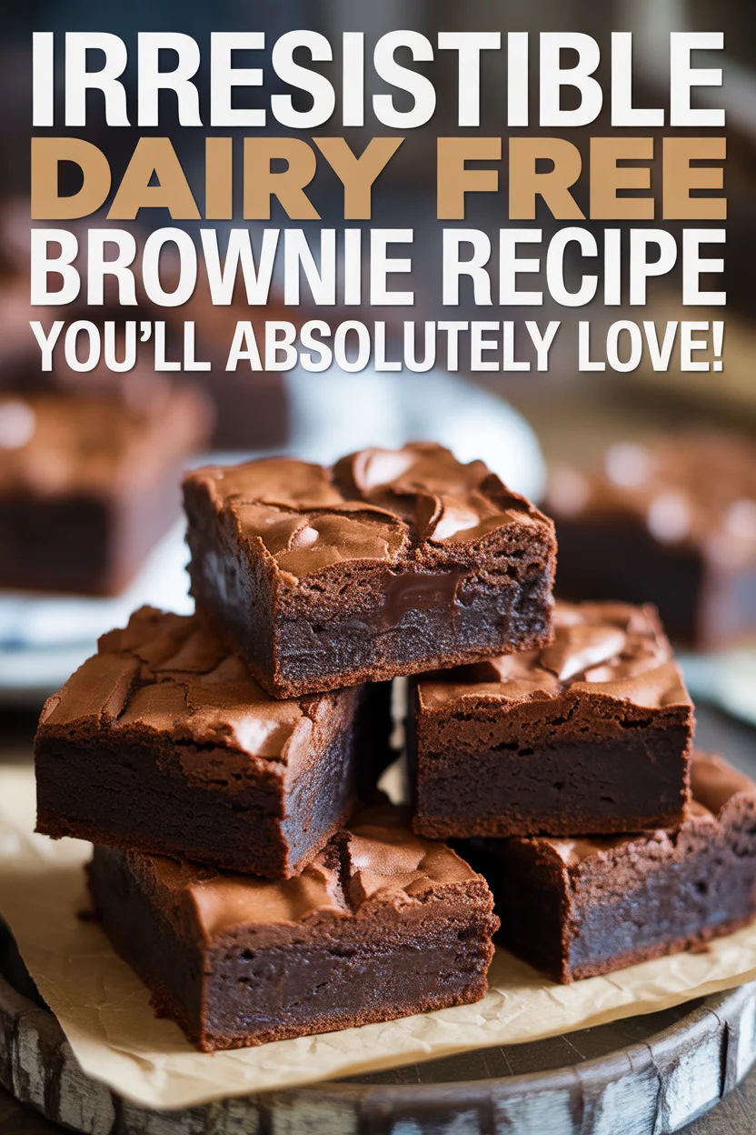 dairy free brownie recipe