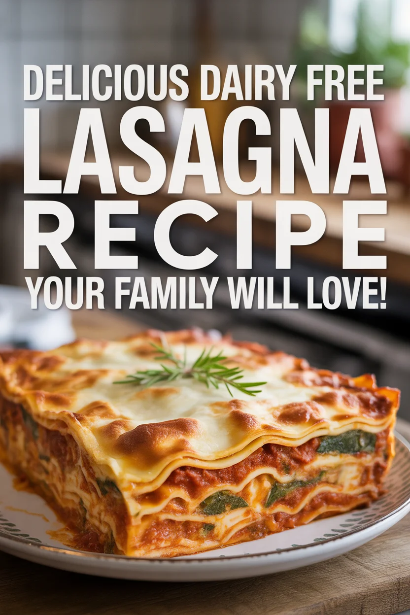 Delicious Dairy Free Lasagna Recipe Your Family Will Love!
