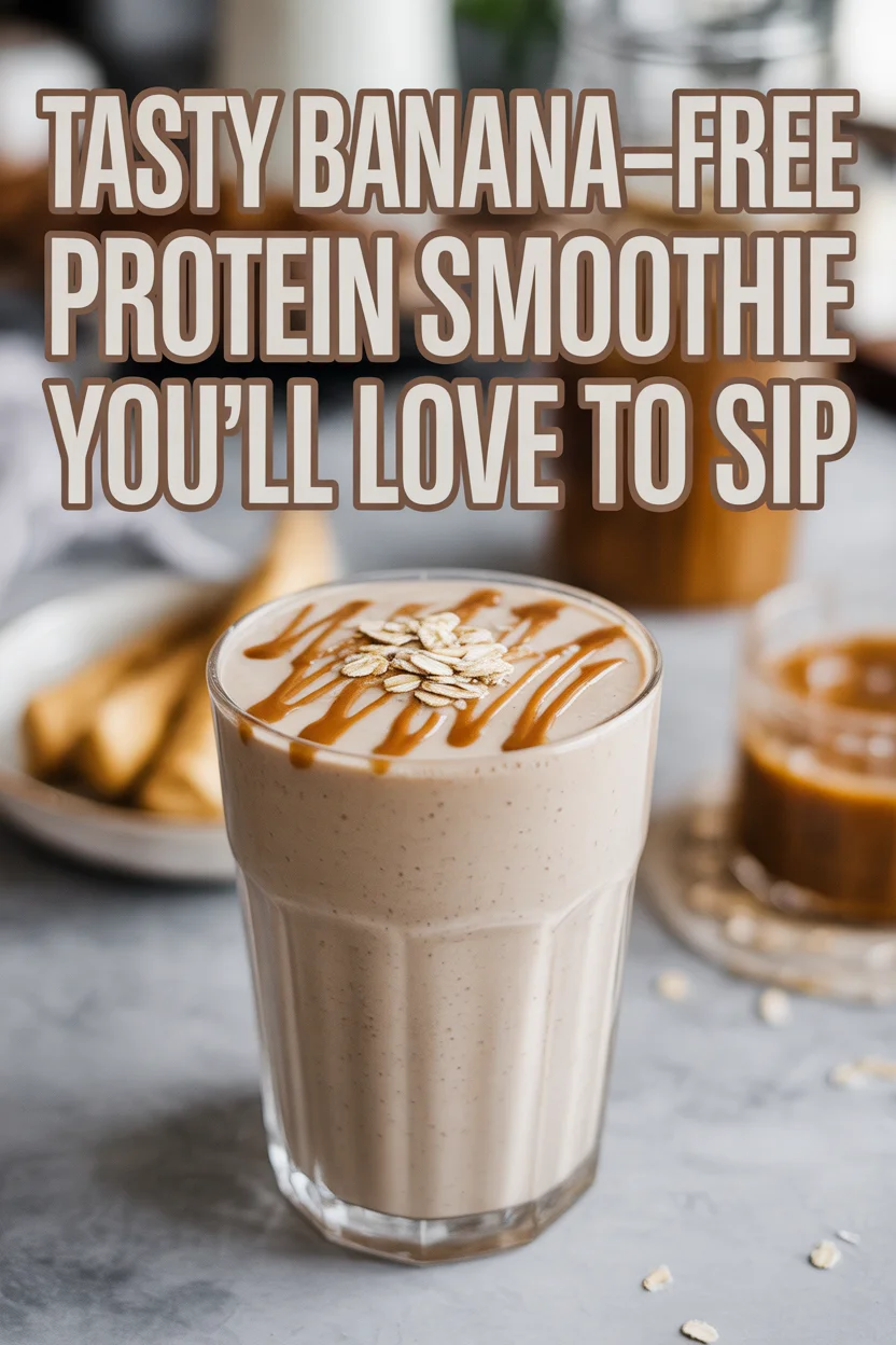 Tasty Banana-Free Protein Smoothie You’ll Love to Sip