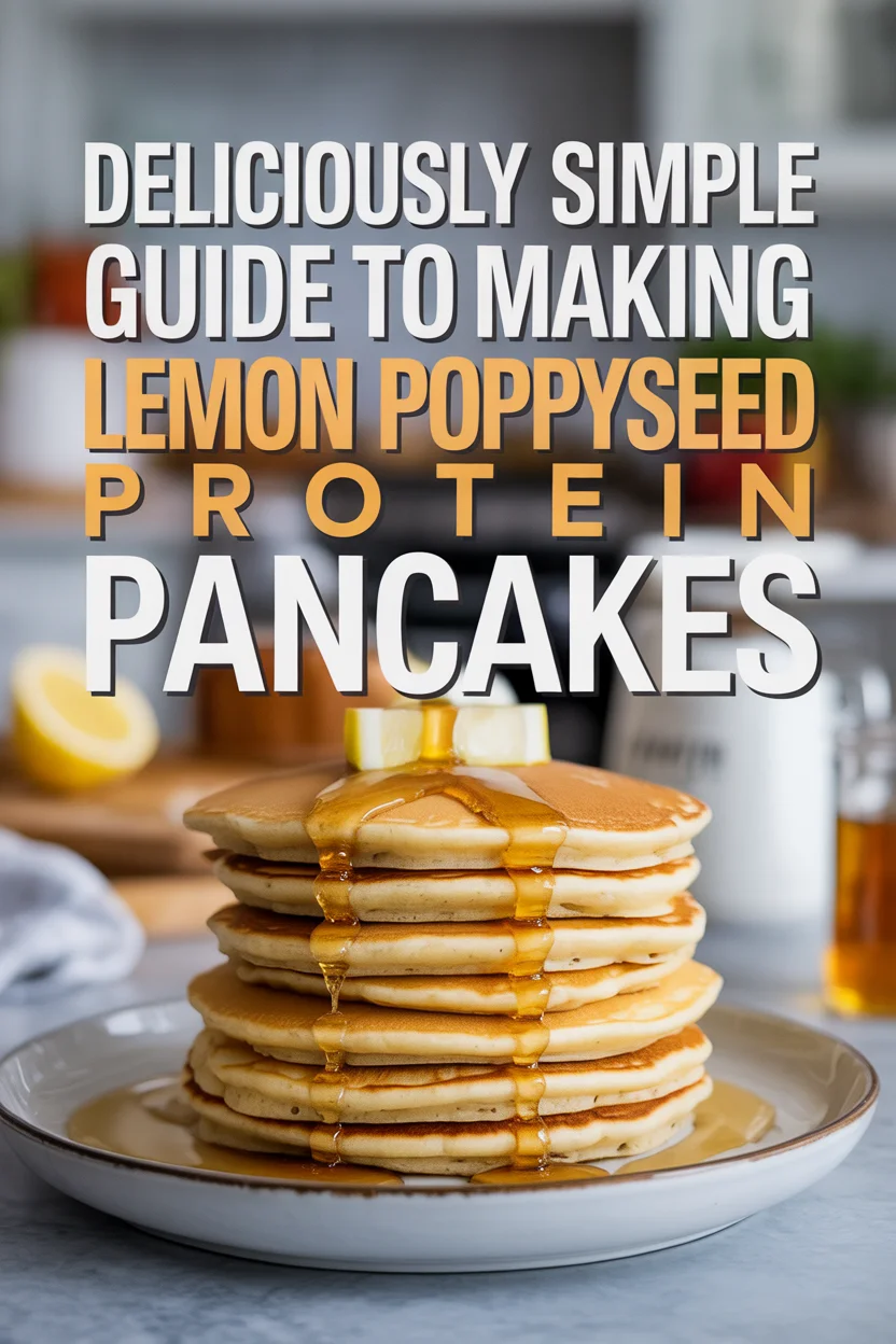 Deliciously Simple Guide to Making Lemon Poppyseed Protein Pancakes