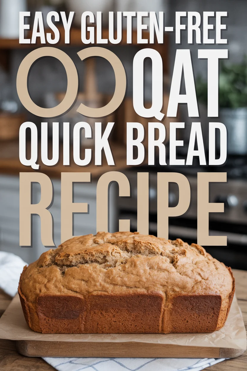 Easy Gluten-Free Oat Quick Bread Recipe