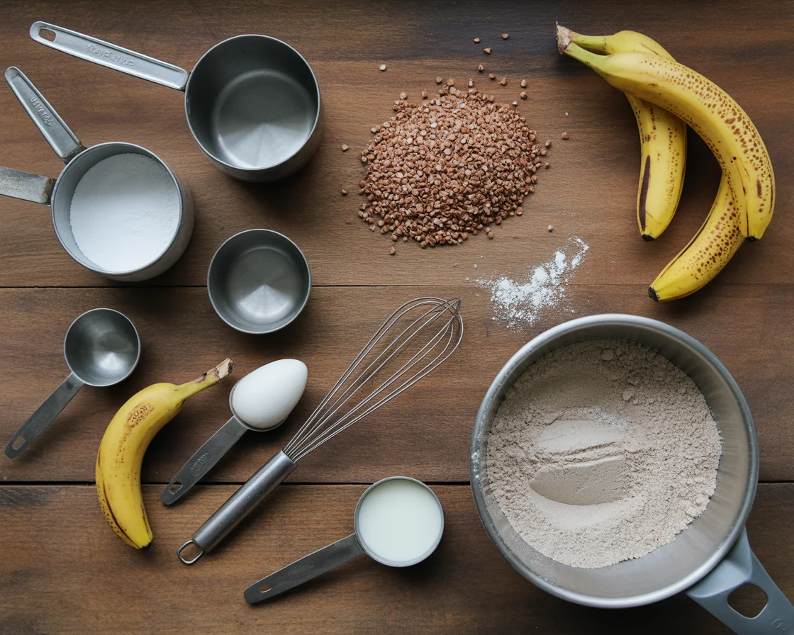 Gluten-Free Buckwheat Banana Loaf recipe