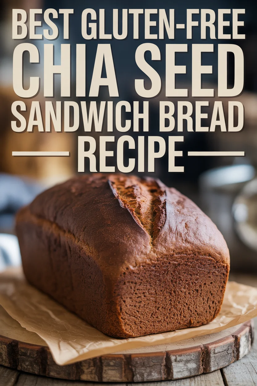 Gluten-Free  Chia Seed Sandwich Bread recipe