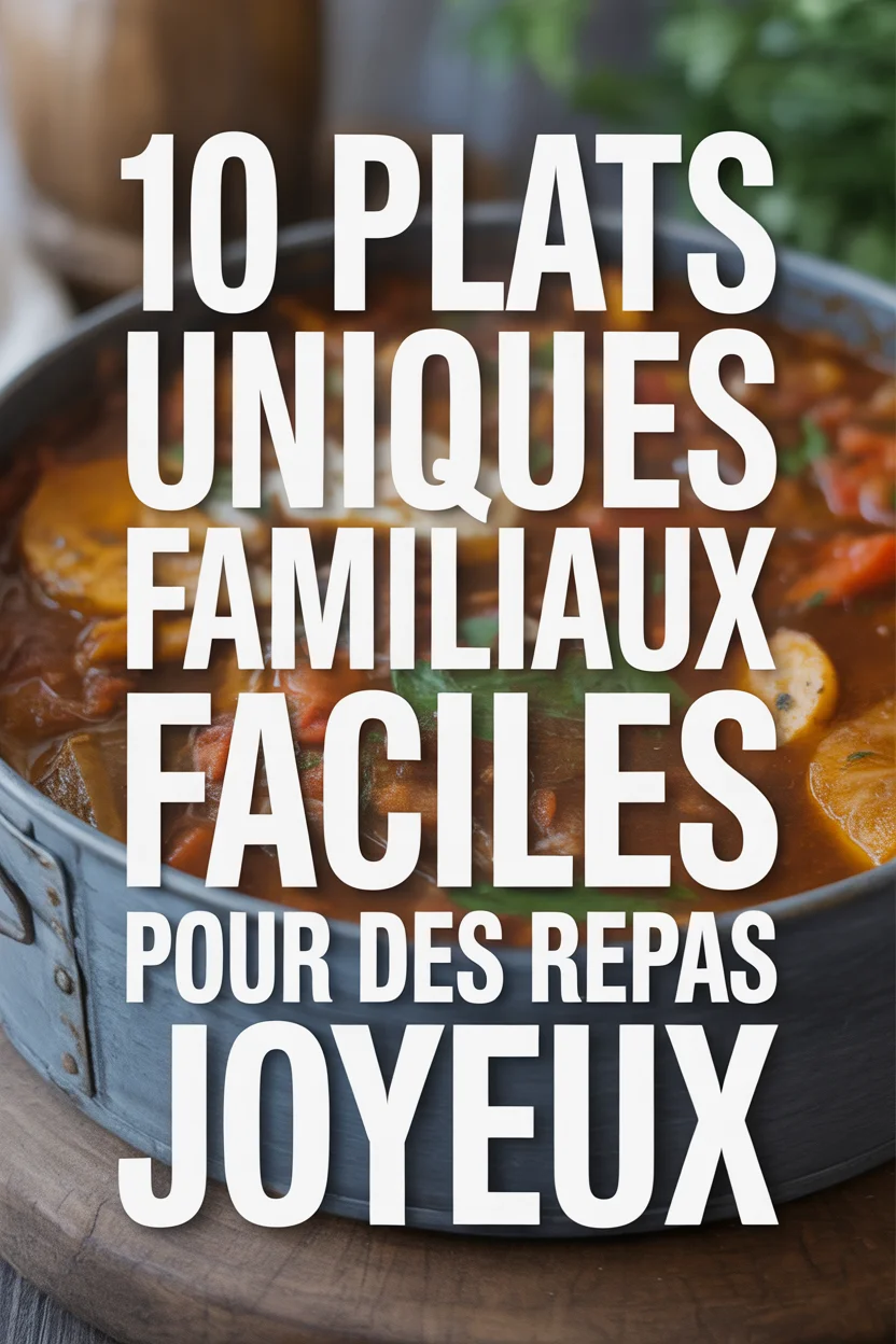 plat unique familial facile