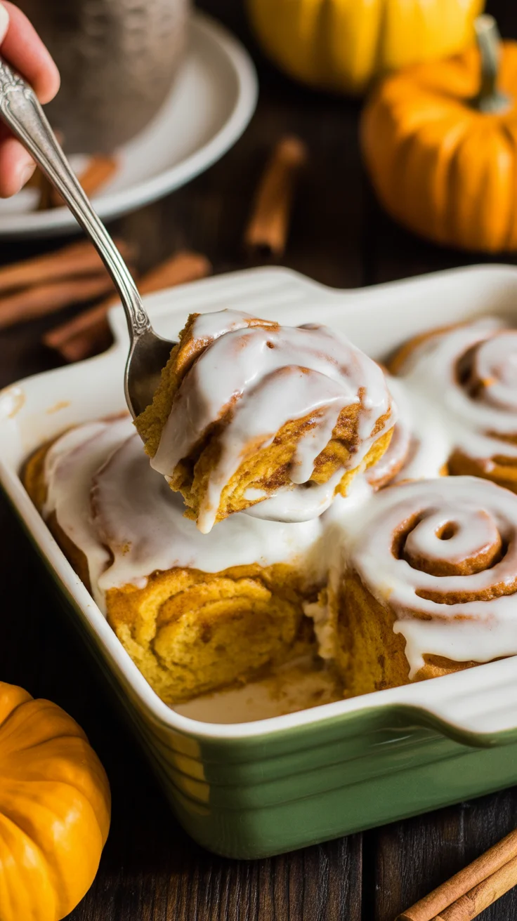 Pumpkin Cinnamon Rolls