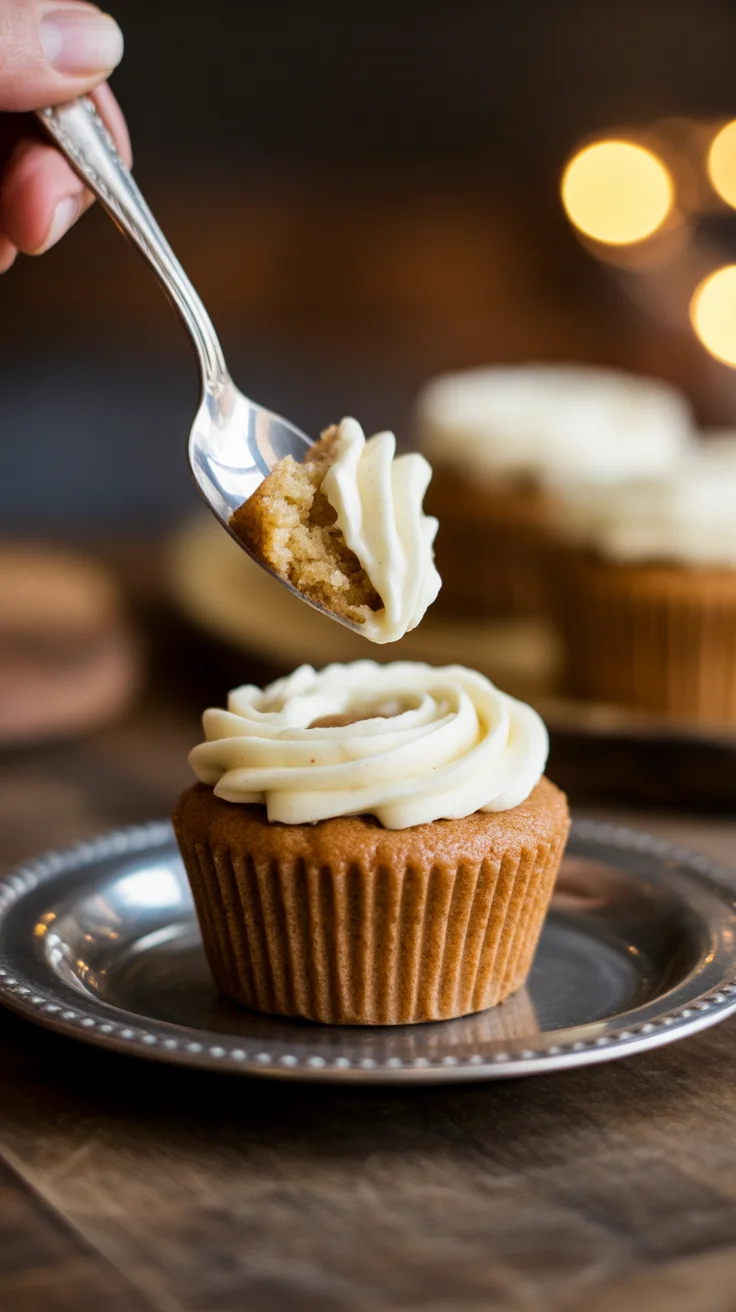 Soft Apple Cider Cupcakes with Spiced Buttercream Frosting (A Cozy Fall Favorite!)
