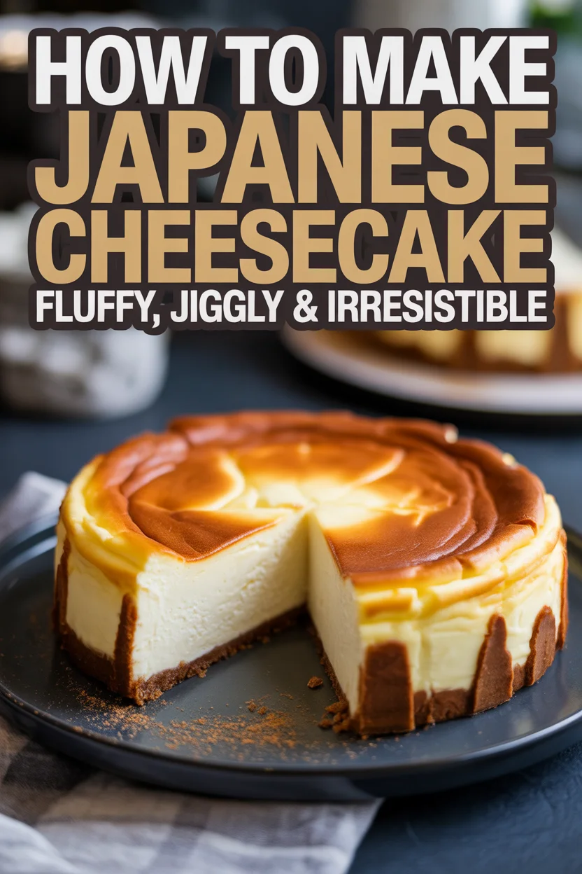 How to Make Japanese Cheesecake: Fluffy, Jiggly & Irresistible