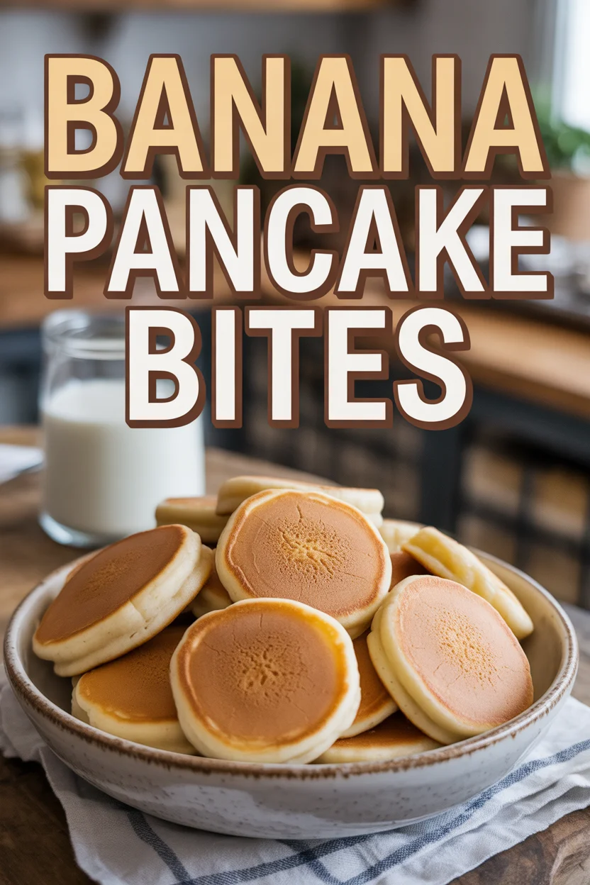 Banana Pancake Bites