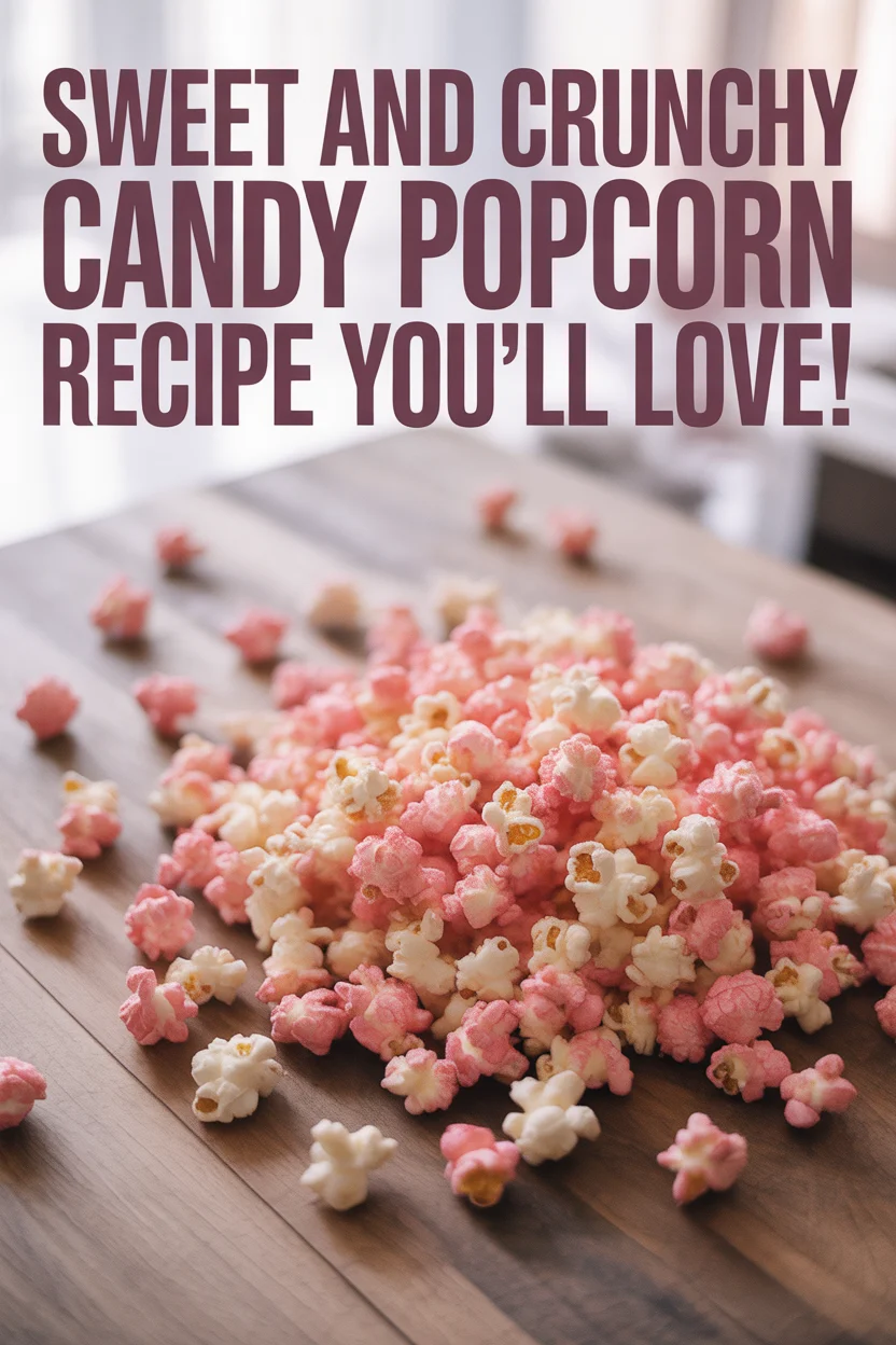 Sweet and Crunchy Candy Popcorn Recipe You’ll Love!