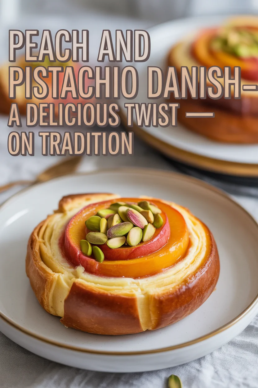Peach and Pistachio Danish — A Delicious Twist on Tradition