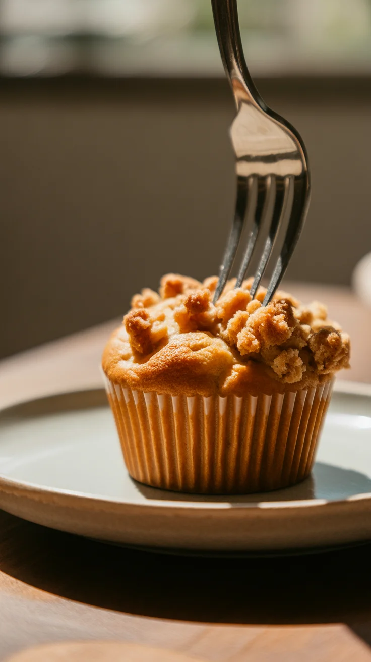 Moist Apple Pumpkin Streusel Muffins with Crunchy Cinnamon Topping