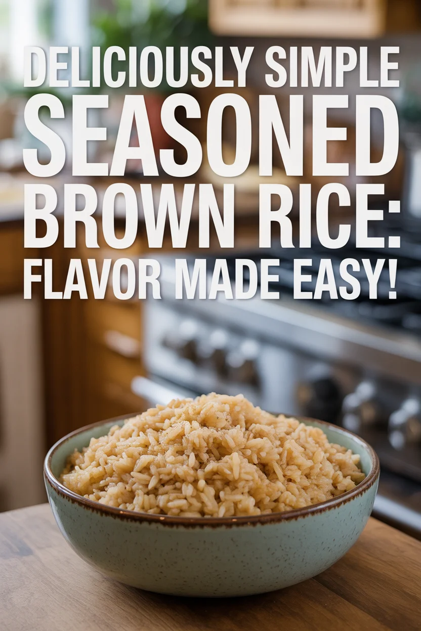 Deliciously Simple Seasoned Brown Rice: Flavor Made Easy!
