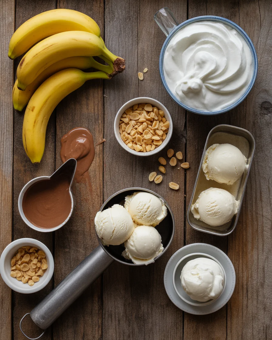 Banana Split Milkshakes