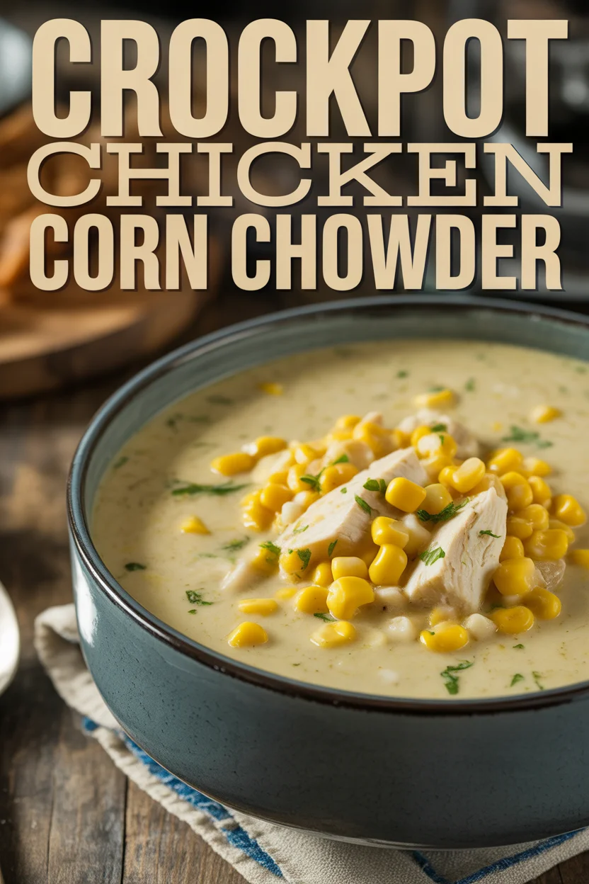 Crockpot Chicken Corn Chowder