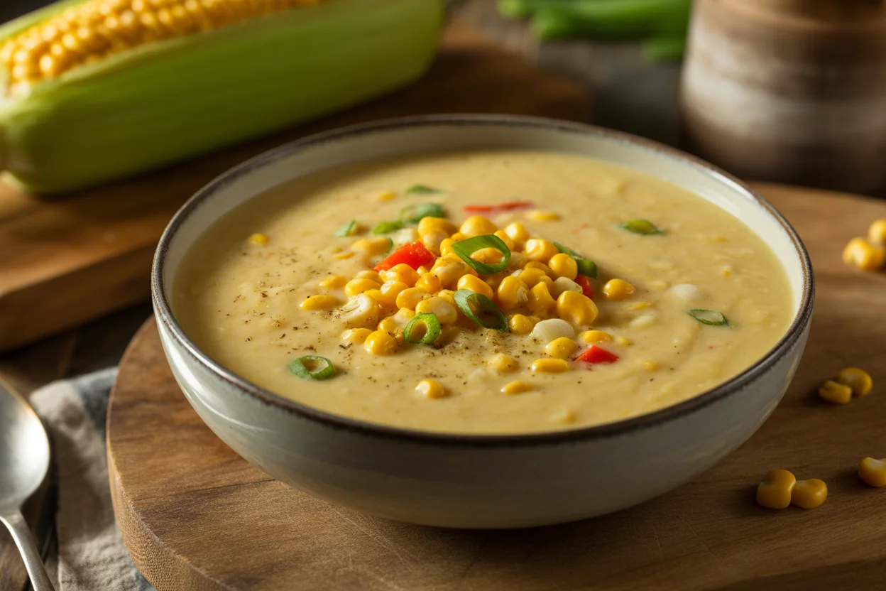 crockpot chicken corn chowder