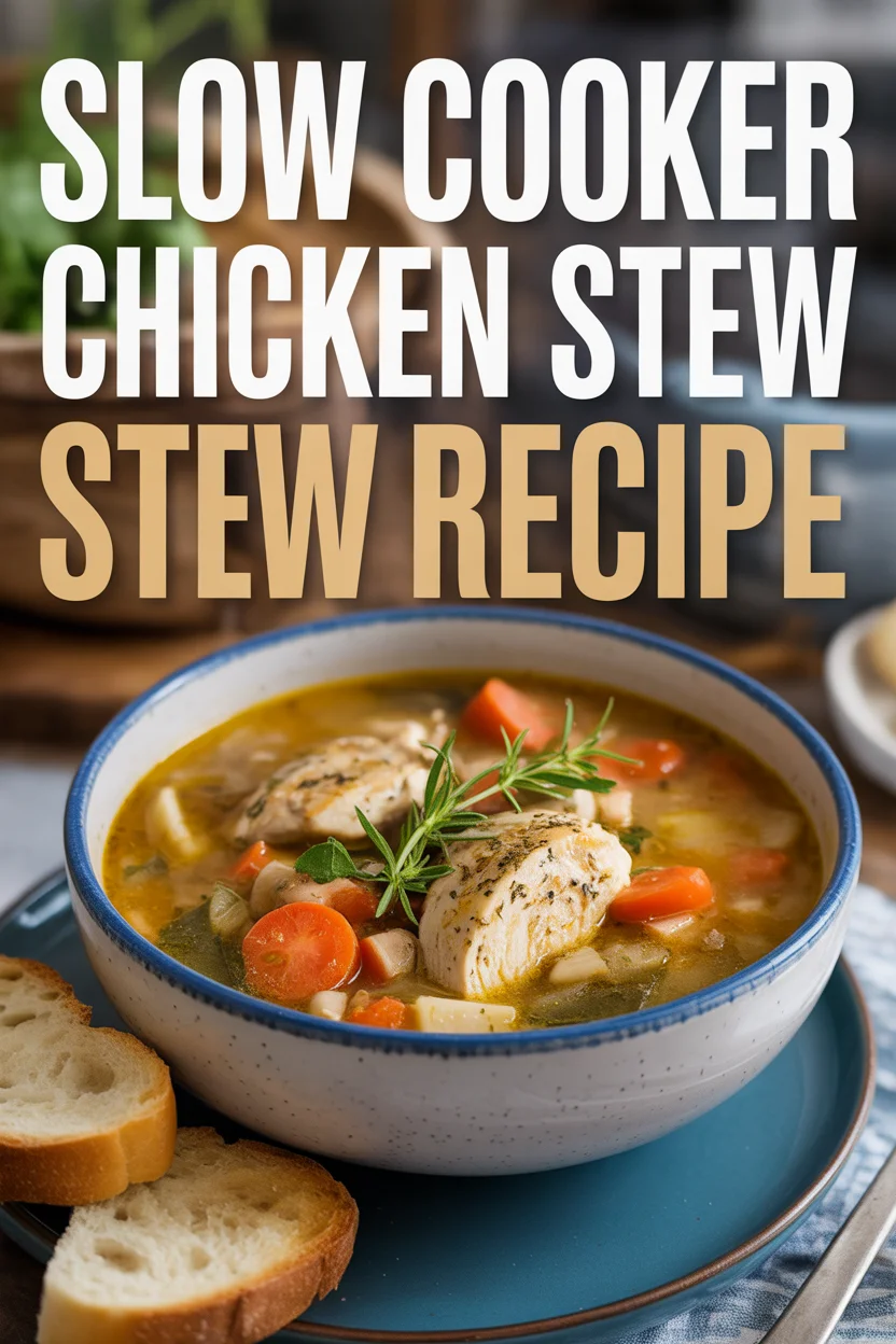 slow cooker chicken stew
