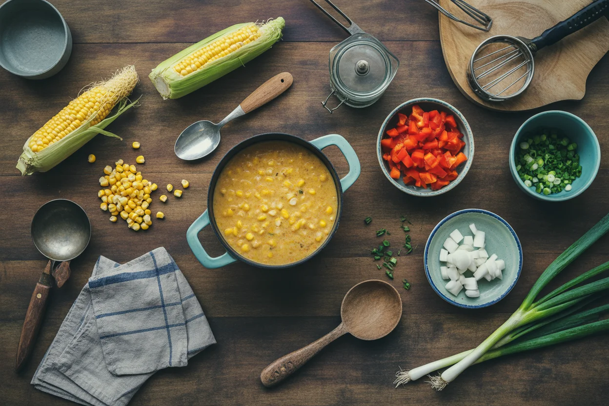 crockpot chicken corn chowder