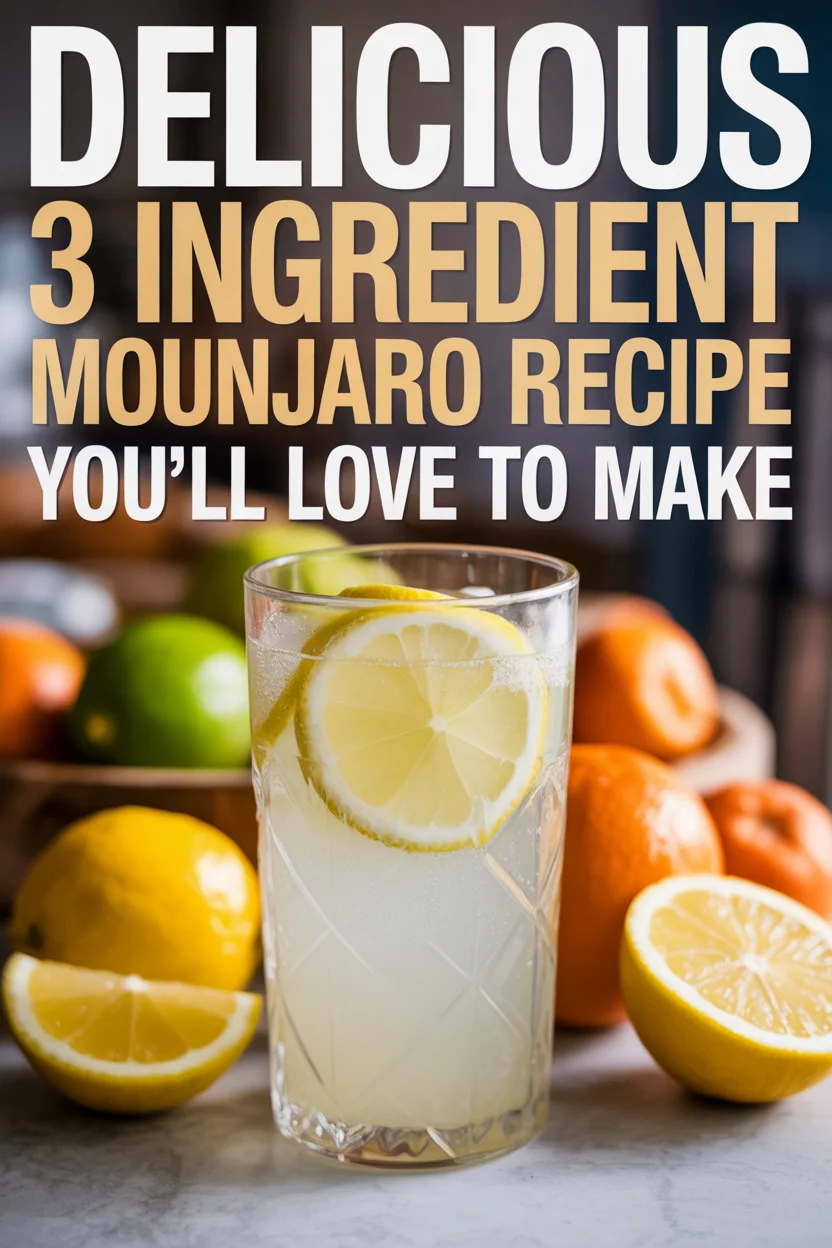 3 Ingredient Mounjaro Recipe