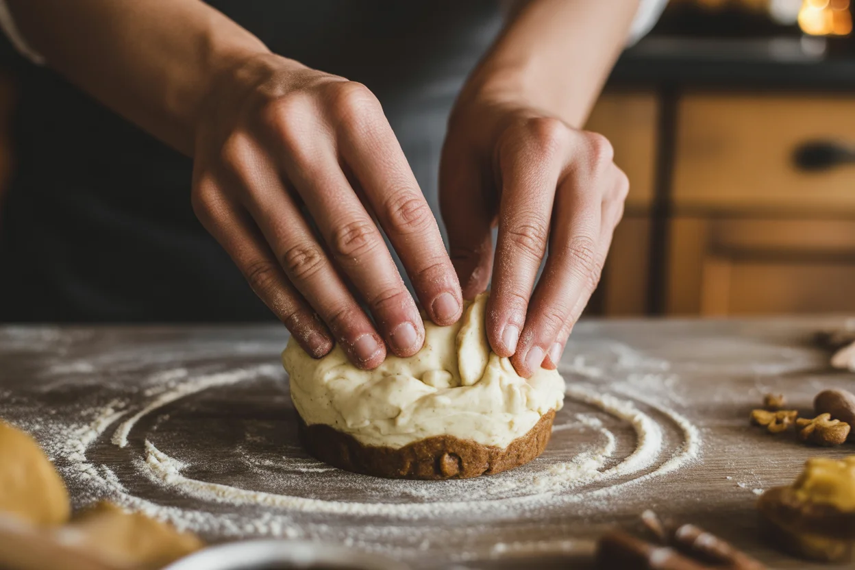 Gingerbread Cheesecake Cookies